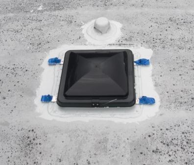 Cut in anything going through the roof