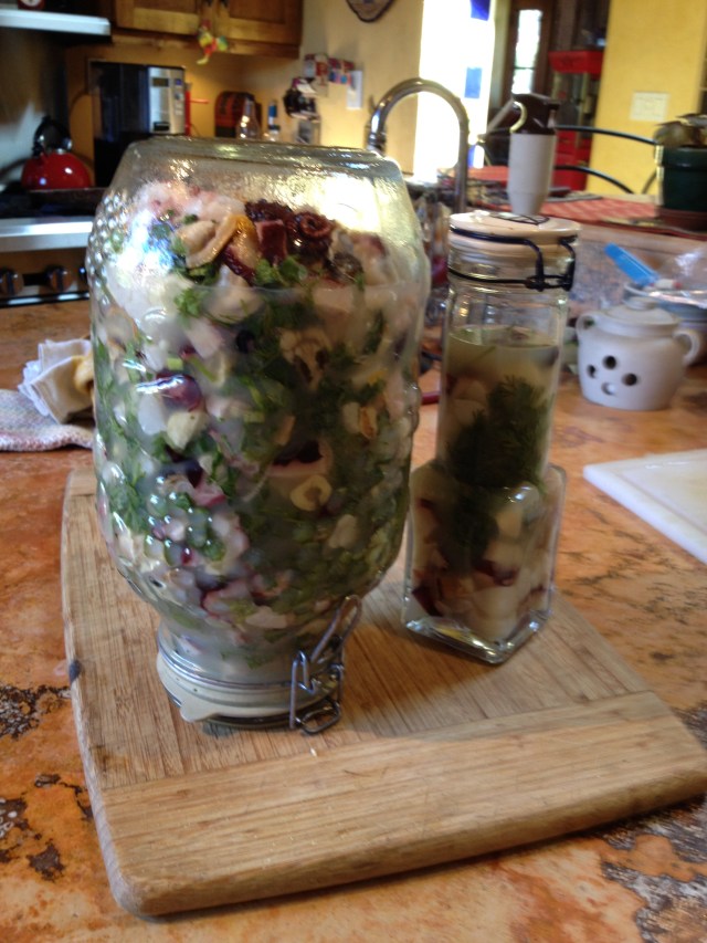 The large glass jars are a MUST for presentation!