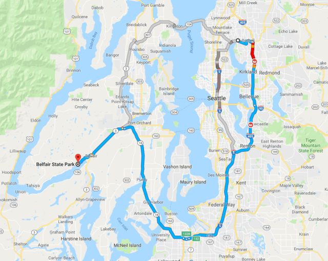 Belfair SP Google Map